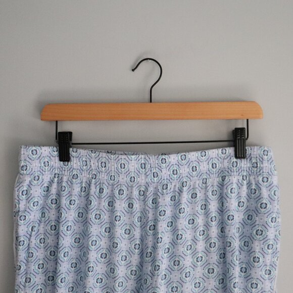 Jane & Bleecker Womens Sz M Blue 2-Piece Cotton Matching Sleepwear Pajama Set - Picture 12 of 16